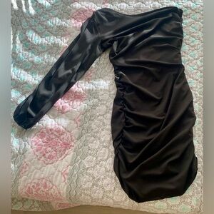 NWOT SHEIN Black One Shoulder Dress